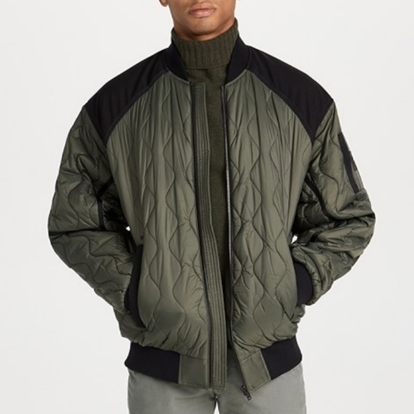 NEW Moose Knuckles XL Flushing Bomber Quilted Jacket Coat - Picture 14 of 16